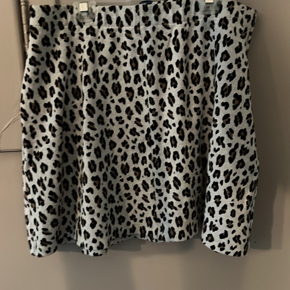 LOFT crop top and mid length casual skirt set. RAWR - Picture 5 of 6